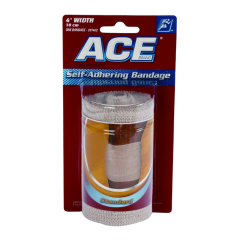 Ace Elastic Self-adhering Bandage 4 In , Dressing