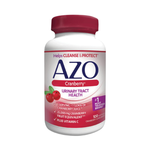 Azo Cranberry Vitamin C Max Strength Gelcaps 100 Ct , Gelcap