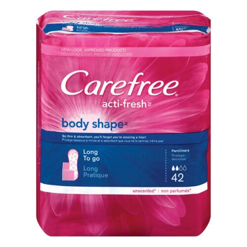Carefree Body Shp Lng Flt Unsc 8x42 , Pads-absorbent