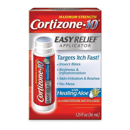 Cortizone 10 Easy Applcto Size 1.25z Cortizone 10 Easy Relief Applicator With Healing Aloe 1.25oz