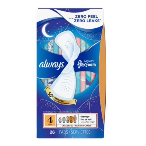 Always Infinity Pa 6x26 Ovn Sz 4 , Pads-absorbent