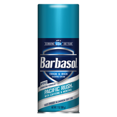 Barbasol Shaving Cream Pacific Rush 7 Oz , Aerosol Non-medical