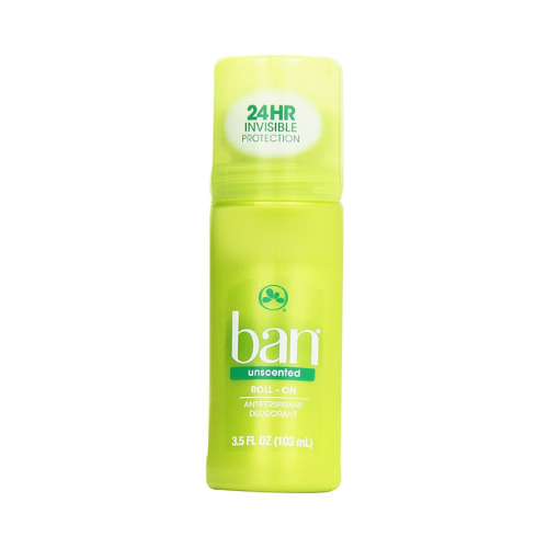 Ban A/P & Deodorant Roll-On Unscented 3.5 oz , Roll-On