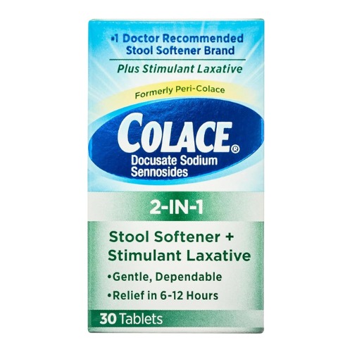 Colace 2-in-1 Tablets 30 Ct , Tablets