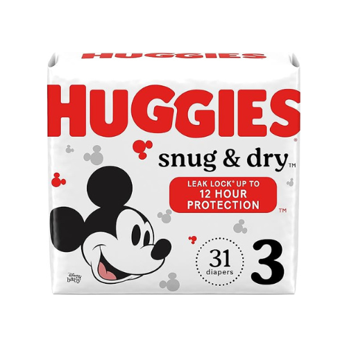 Huggies Snug & Dry Diapers Size 3 31 Ct , Briefs
