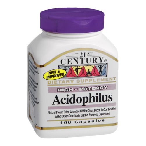 21st Century Acidophilus Capsules 100 Ct , Capsules