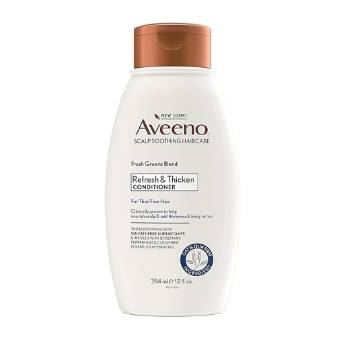 Aveeno Refresh & Thicken Conditioner Fresh Greens Blend 12 Oz , Conditoner