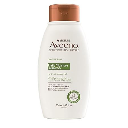 Aveeno Daily Moisture Shampoo Oat Milk Blend 12 Oz , Shampoo