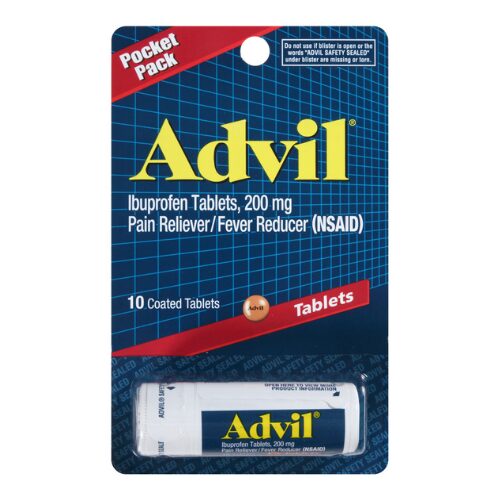 Advil 200mg Tablets 12 x 10 ct Trial Travel , Tablets