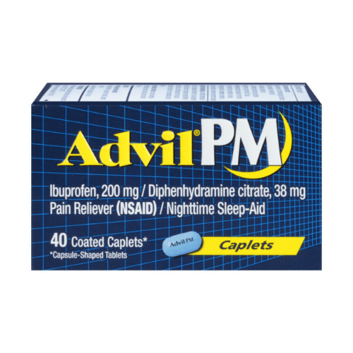 Advil Pm 200mg Caplets 40 Ct , Tablets