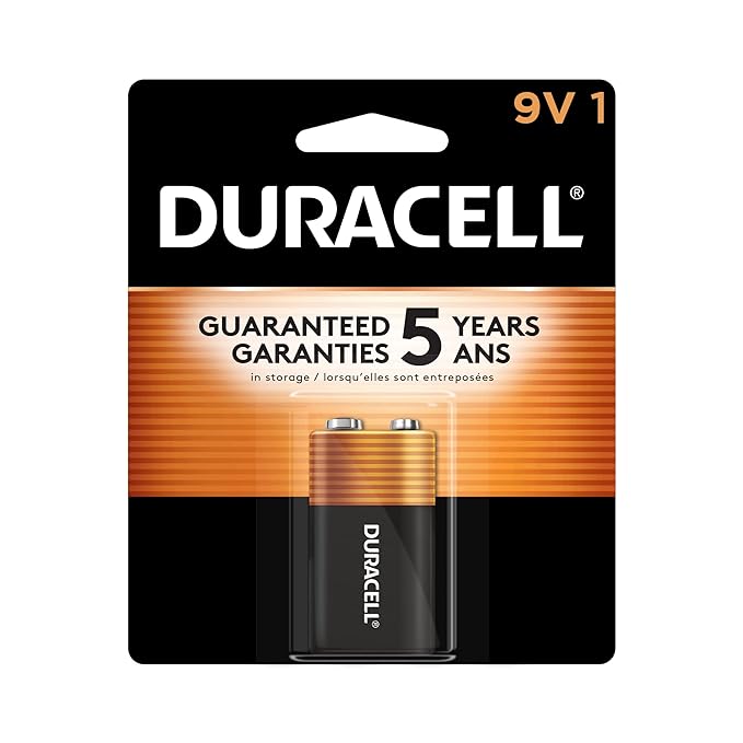 Duracell Battery 9V Coppertop 1 Pk , Each