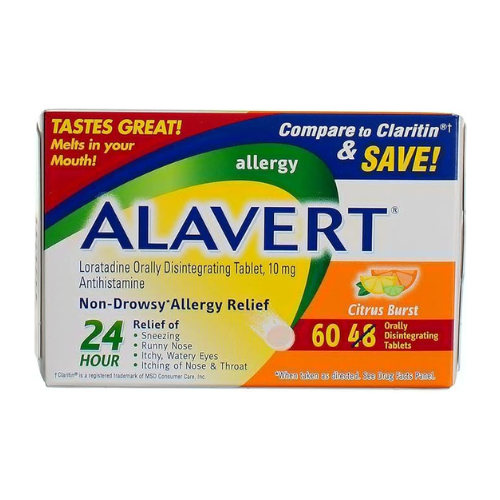 Alavert 24 Hour Orally Disintegrating Tablets Citrus Burst 60 Tablets