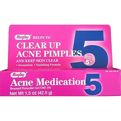 Benzoyl Peroxide 5 % Generic for Oxy Balance Acne Medication Gel for Treatment and Prevention of Acne Pimples, Acne Blemishes, Blackheads or Whiteheads. 1.5 oz. per Tube Pack 12 Total 18 oz.