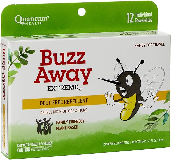 Buzz Away Extreme Deet Free Towelettes 12 Ct Please Refer To Cin# 5402557 As A Substitute Item. , Pads-absorbent