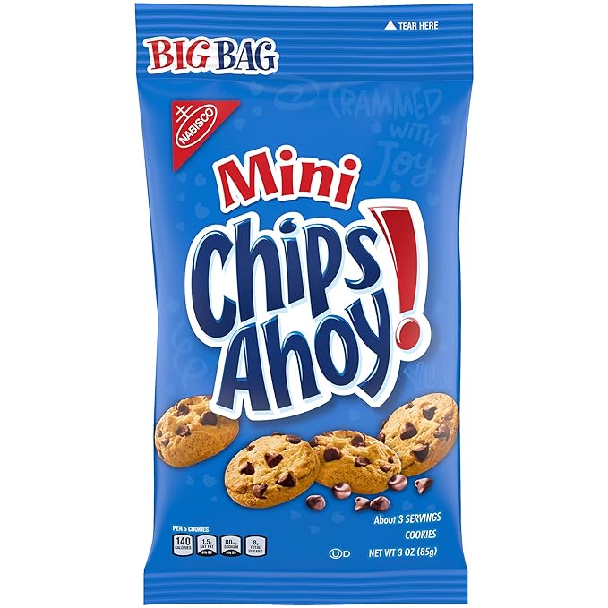 Chips Ahoy Mini Big Bag 12x3 Oz , Each