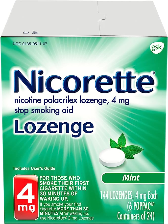 Nicorette Lz 4mg 144 Mint , Lozenge