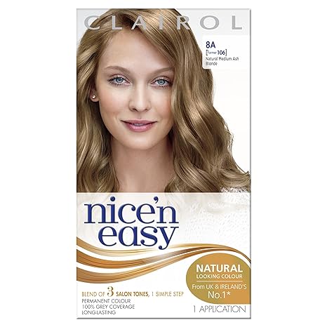 Clairol Nice 'n Easy Haircolor 106 Medium Ash Blonde , Kit