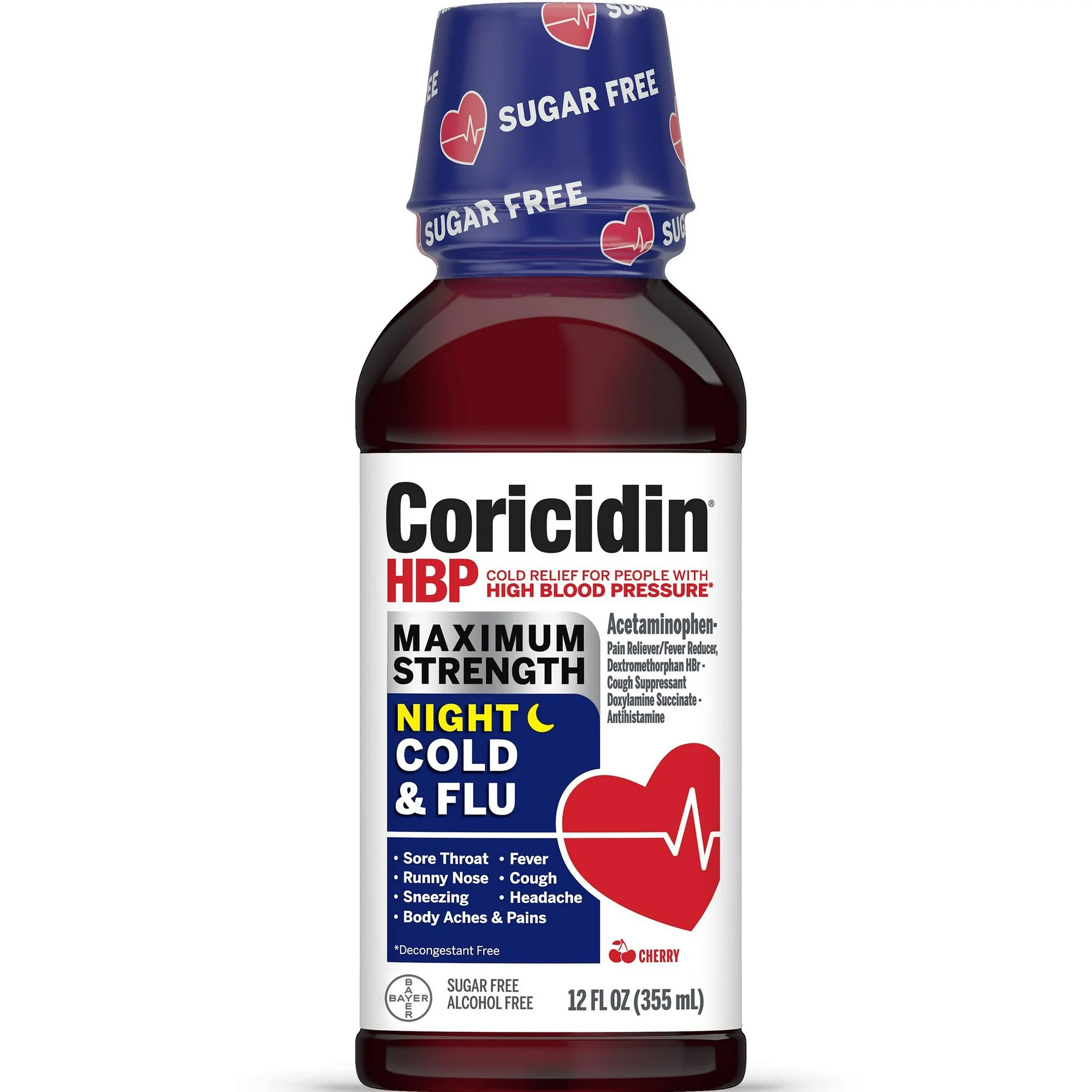 Coricidin Hbp Ntm C/f Lq 355ml , Liquid
