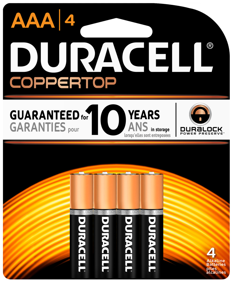 Duracell Battery Aaa 4 Ct , Each