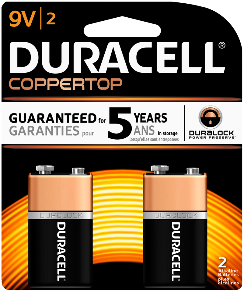 Duracell Batteries 9v Mn1604b2z 2 Ct (To Receive Case Equivalent Order 12) , Each