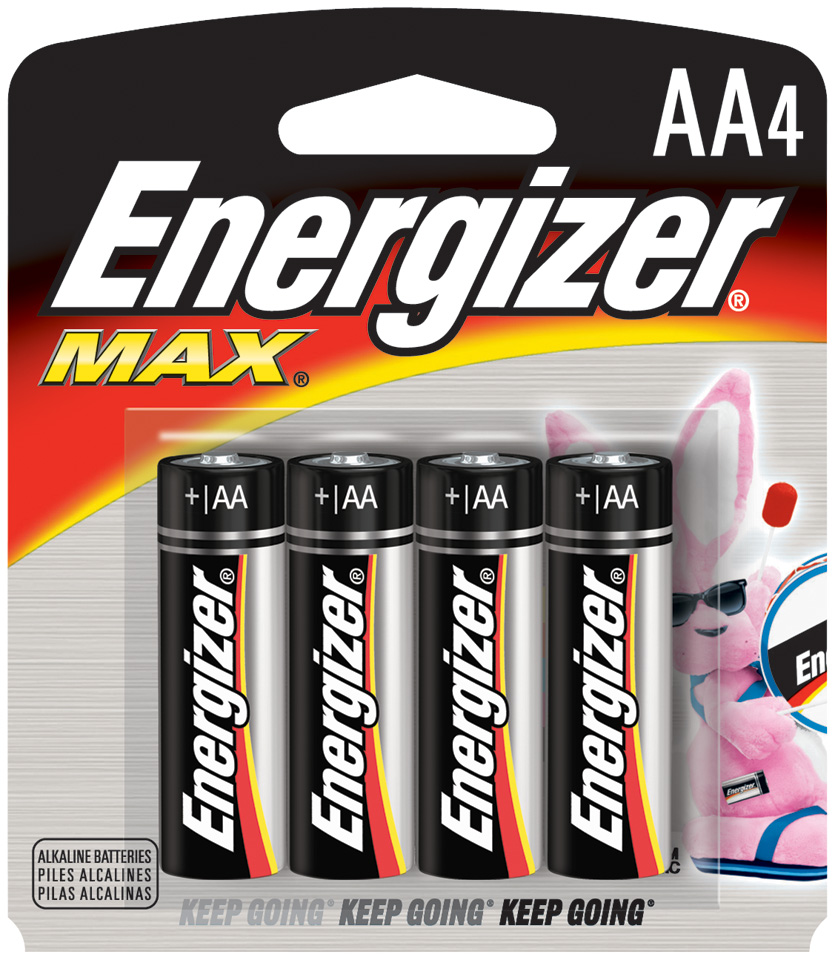 Energizer Battery Aa E91bp4 4 Ct , Each