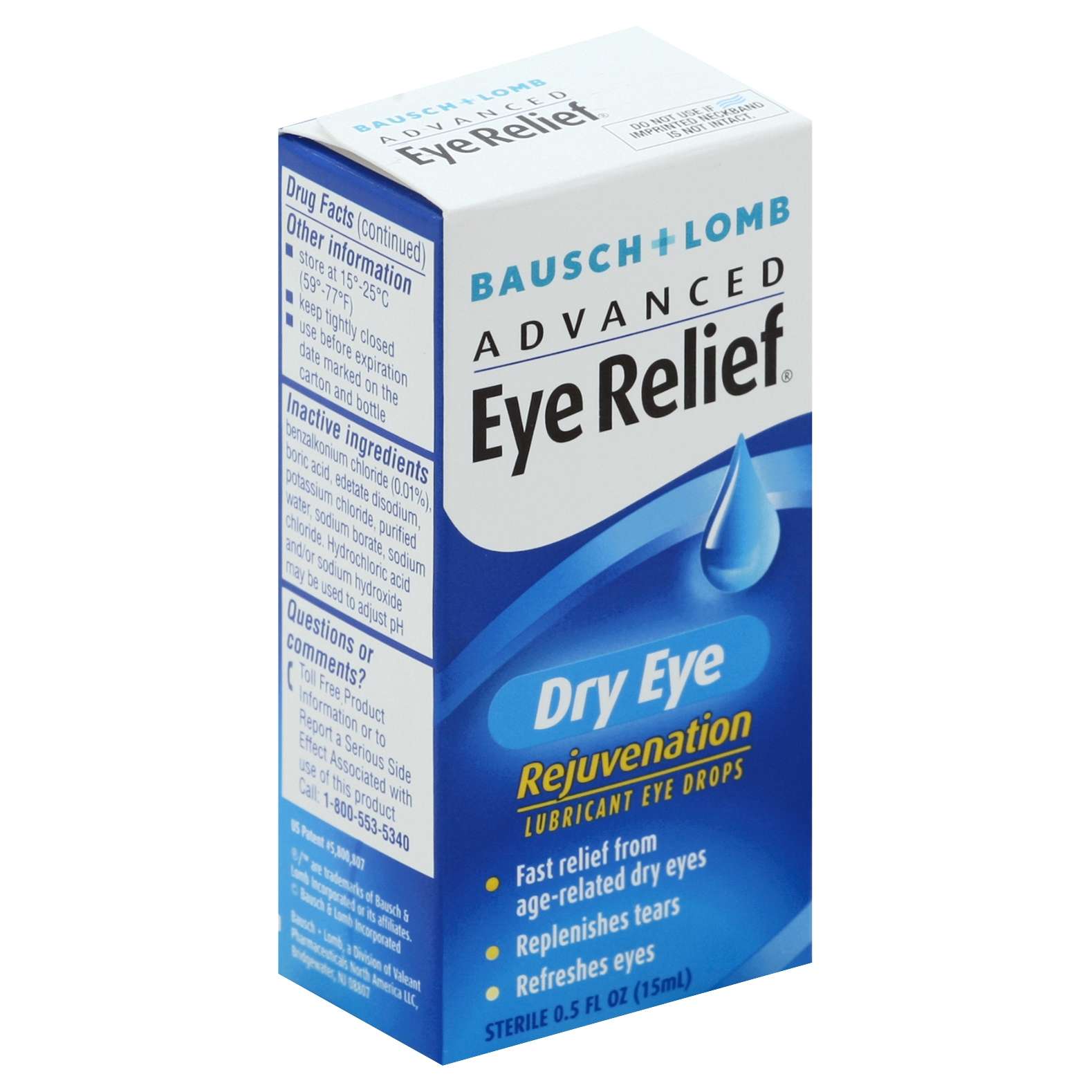 Bausch & Lomb Advanced Eye Relief Dry Eye Rejuvenation Drops 0.50 Oz , Drops
