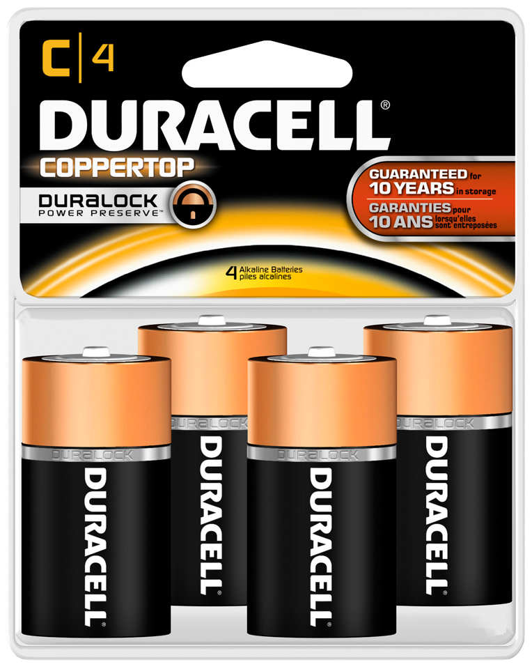 Duracell Batteries C Mn1400r4z 4 Ct (To Receive Case Equivalent Order 18) , Each