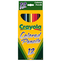 Crayola Pencils Colored Long 12 , Each