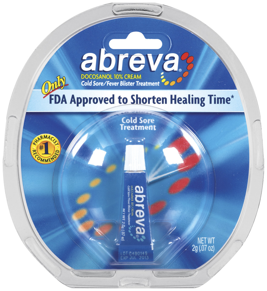 Abreva Cold Sore/fever Blister Cream 0.07 Oz , Cream