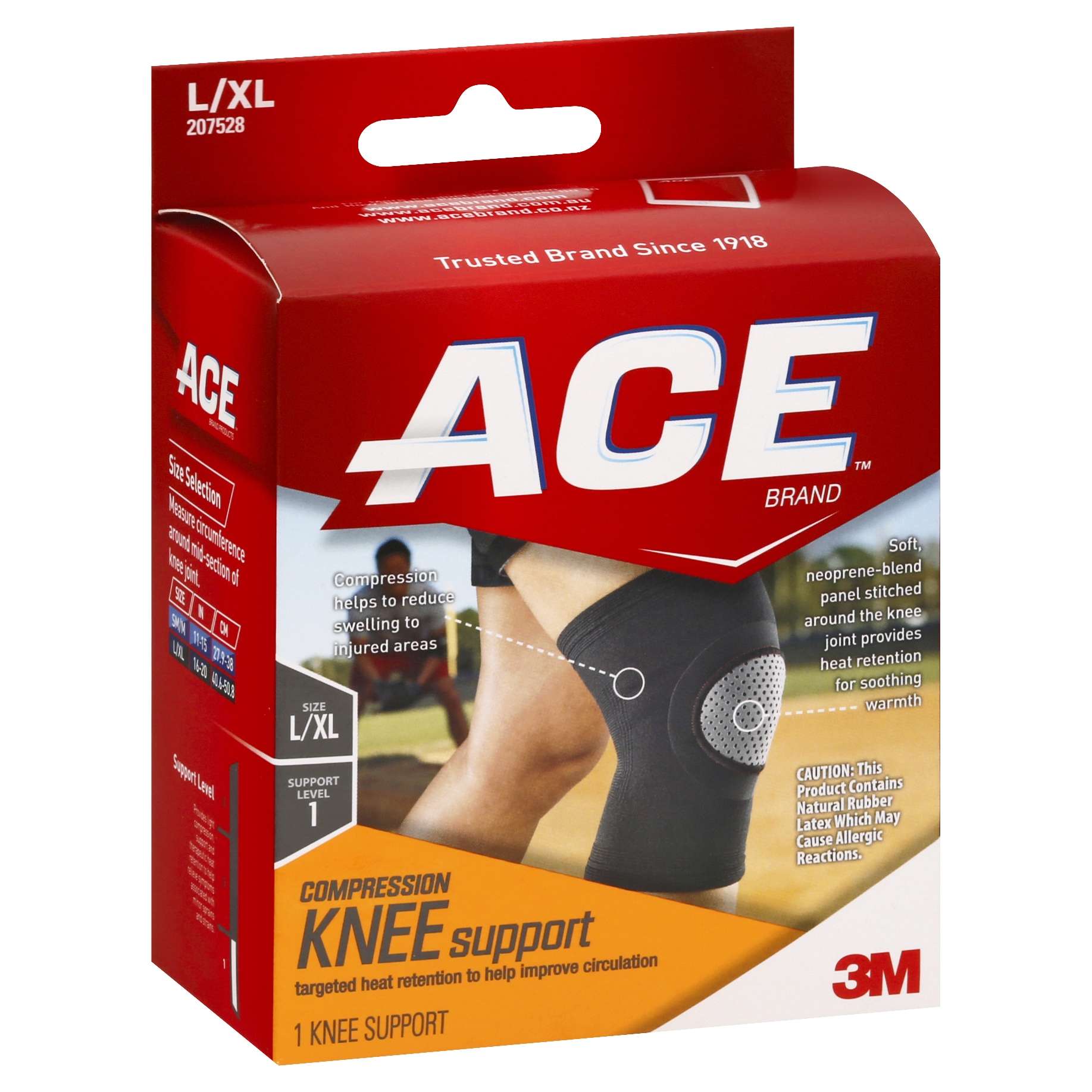 Ace Elasto-preene Knee Support Large/extra Large , Supports-braces