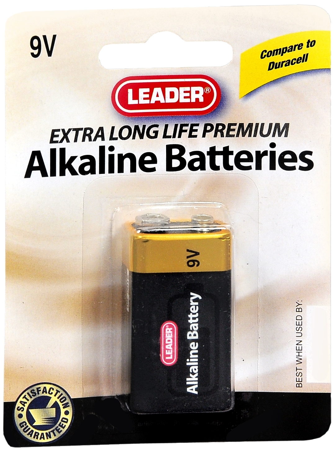 Leader(Tm) Battery Alkaline 9 Volt 1 Ct , Each