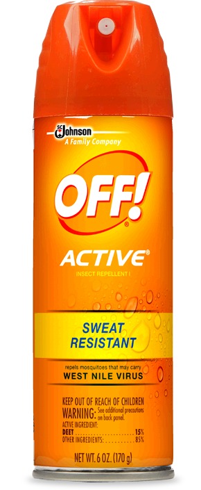 Off Active Sweat Resistant Aerosol 6 Oz , Aerosol Non-medical