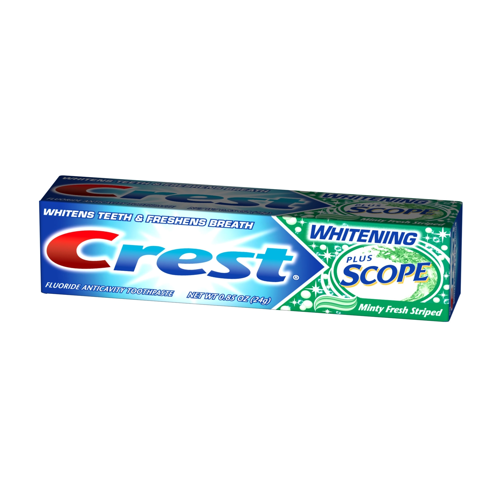 Crest Whitening+scope Toothpaste 12 X 0.85 Oz. Trial Travel , Paste