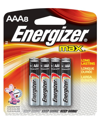 Energizer Max Batteries Aaa 8 Ct , Each