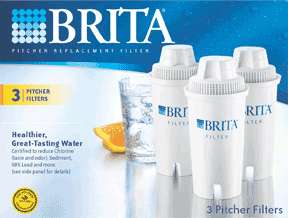 Brita Water Replacement Filter 3-pak , Each