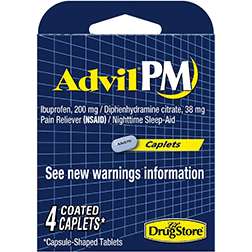 Advil Pm Caplets Lil Drug 6x4 Pk , Tablets