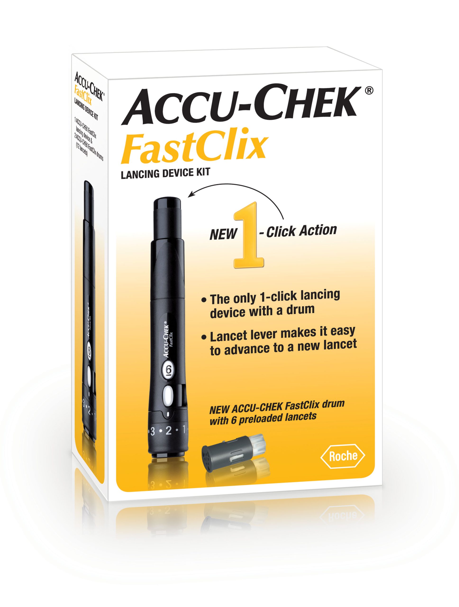 Accu-Chek Fastclix Lancing Device Kit , Kit