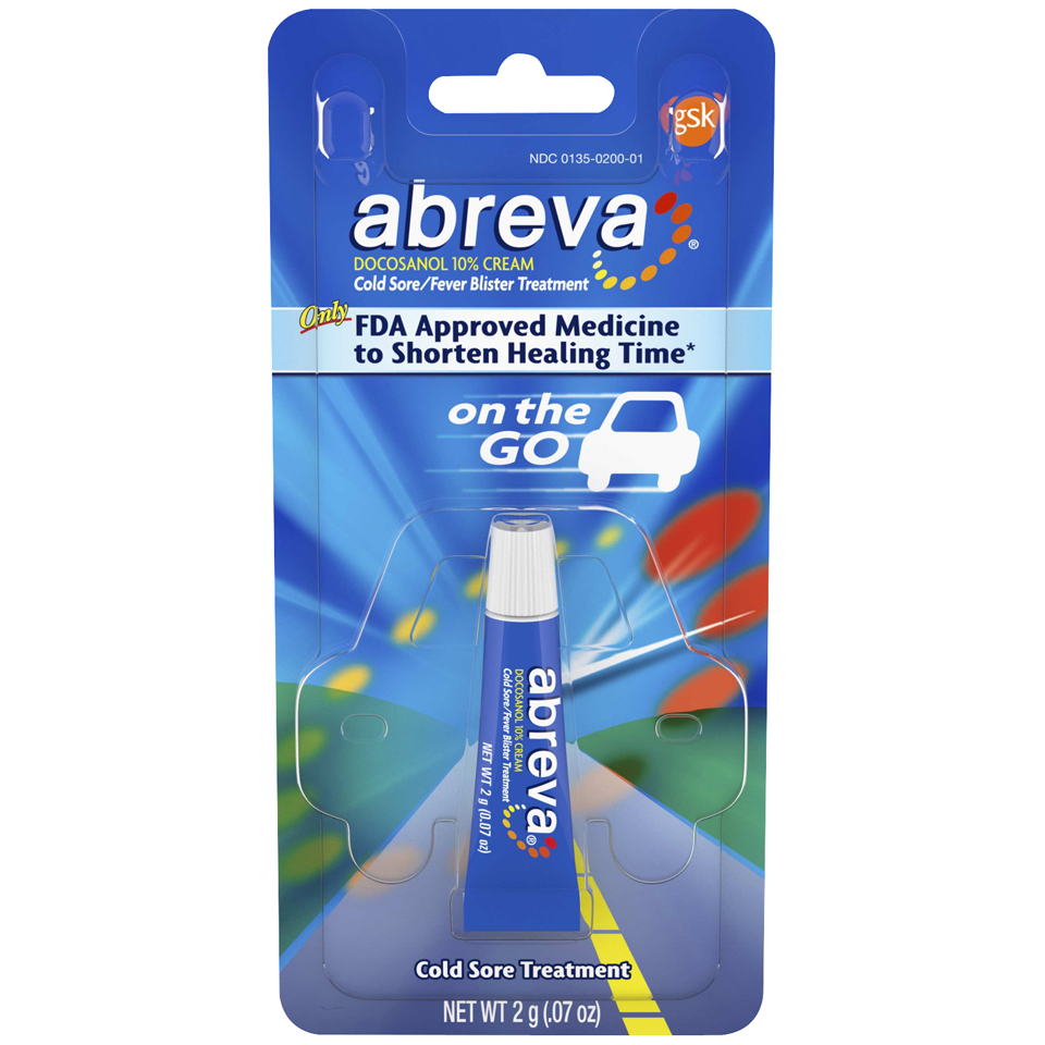 Abreva On The Go 2 Gram Tube , Cream