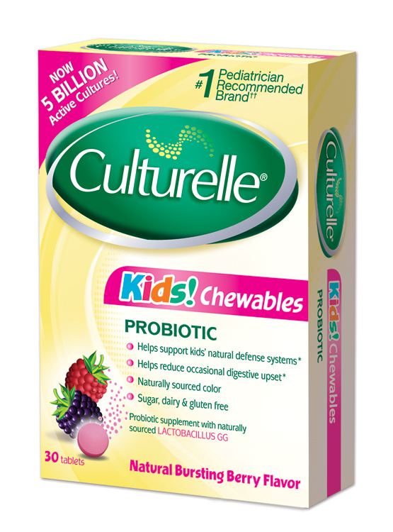 Culturelle Digestive Health Daily Probiotic Kid's Berry Chewables 30 Ct , Chewable