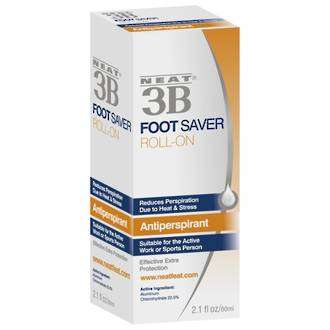 3b Footsaver Roll-on Antiperspirant 2 Oz. , Roll-on