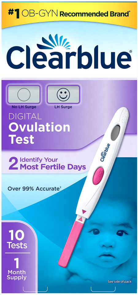 Clearblue Easy Ovulation Test Digital 10 Ct , Tests
