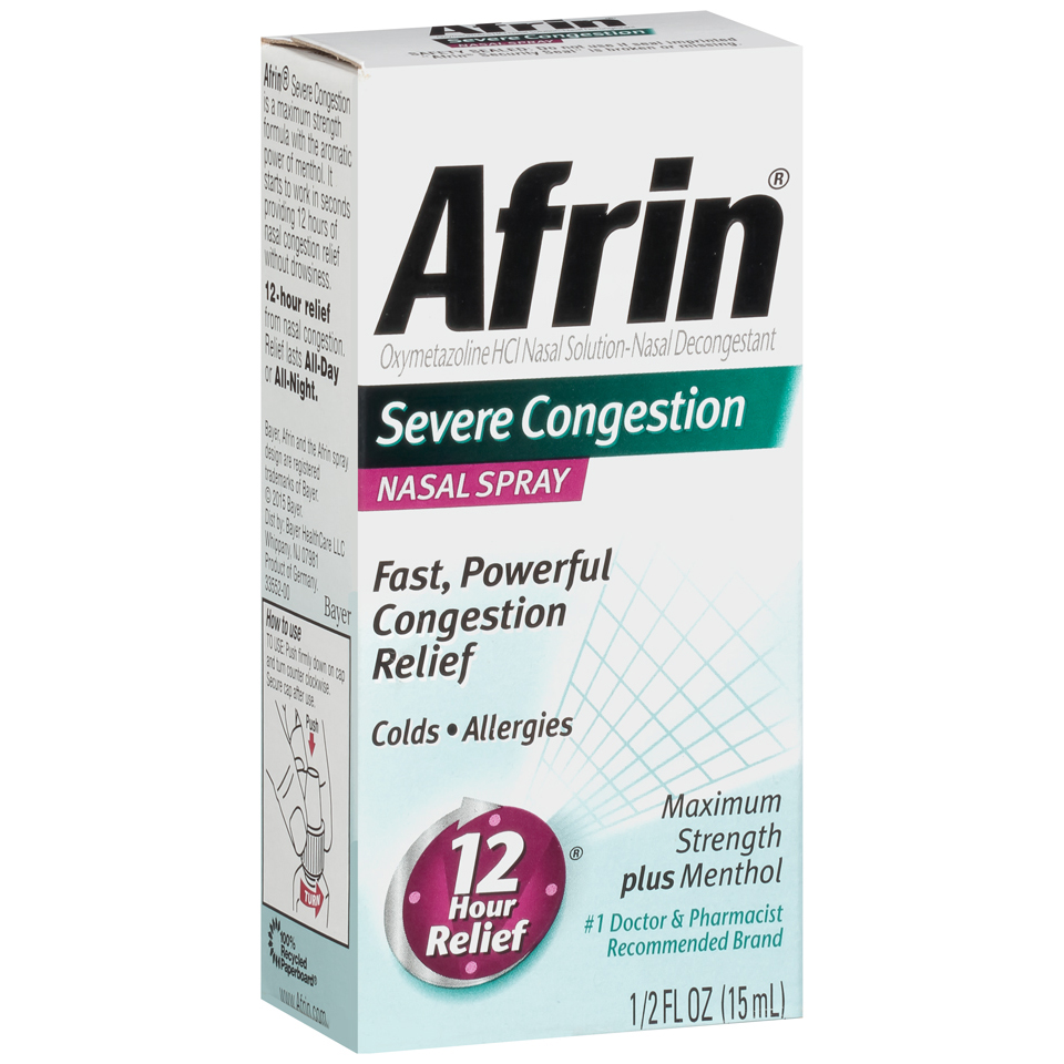 Afrin Severe Sn 0.05% 15ml Mthl , Spray Medical Internal