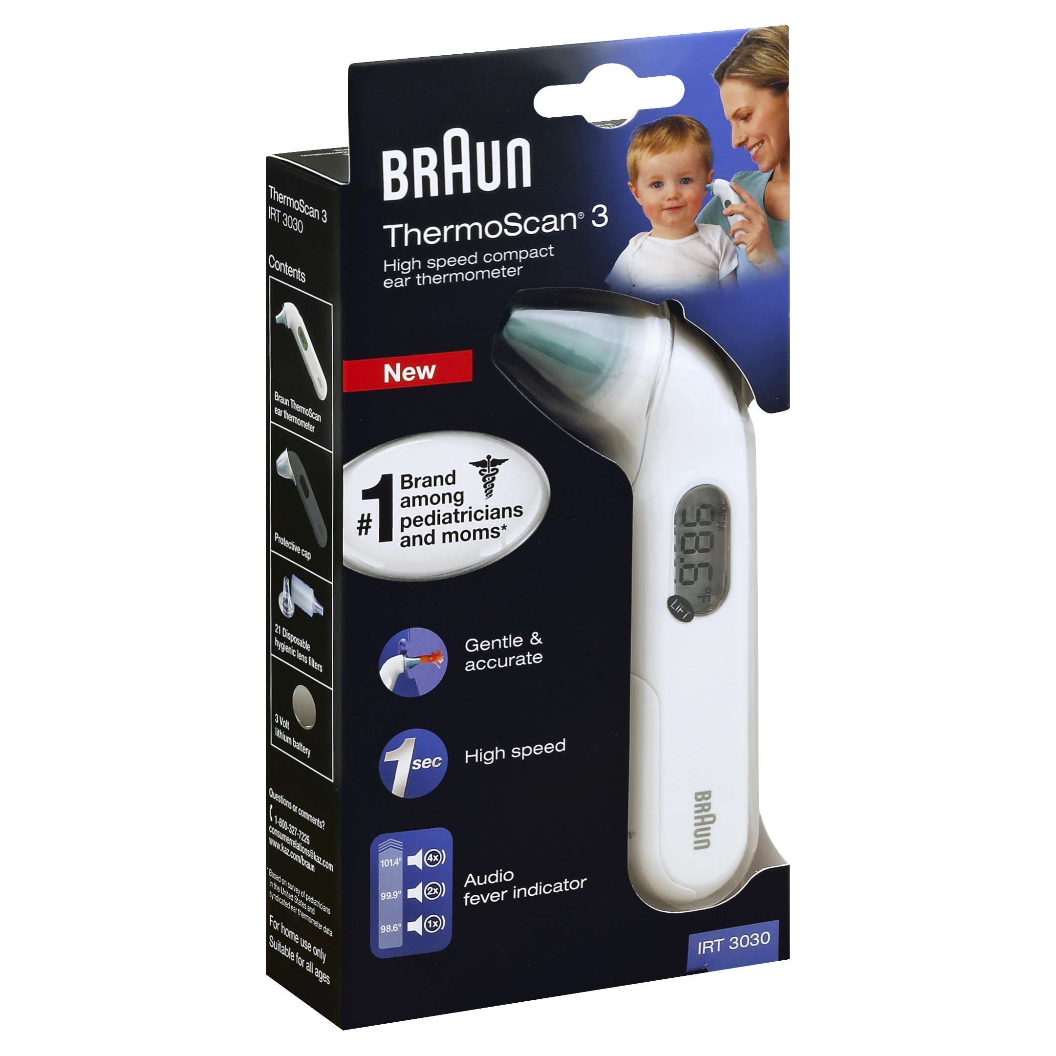 Braun Thermoscan 3 Thermometer Ear , Equipment