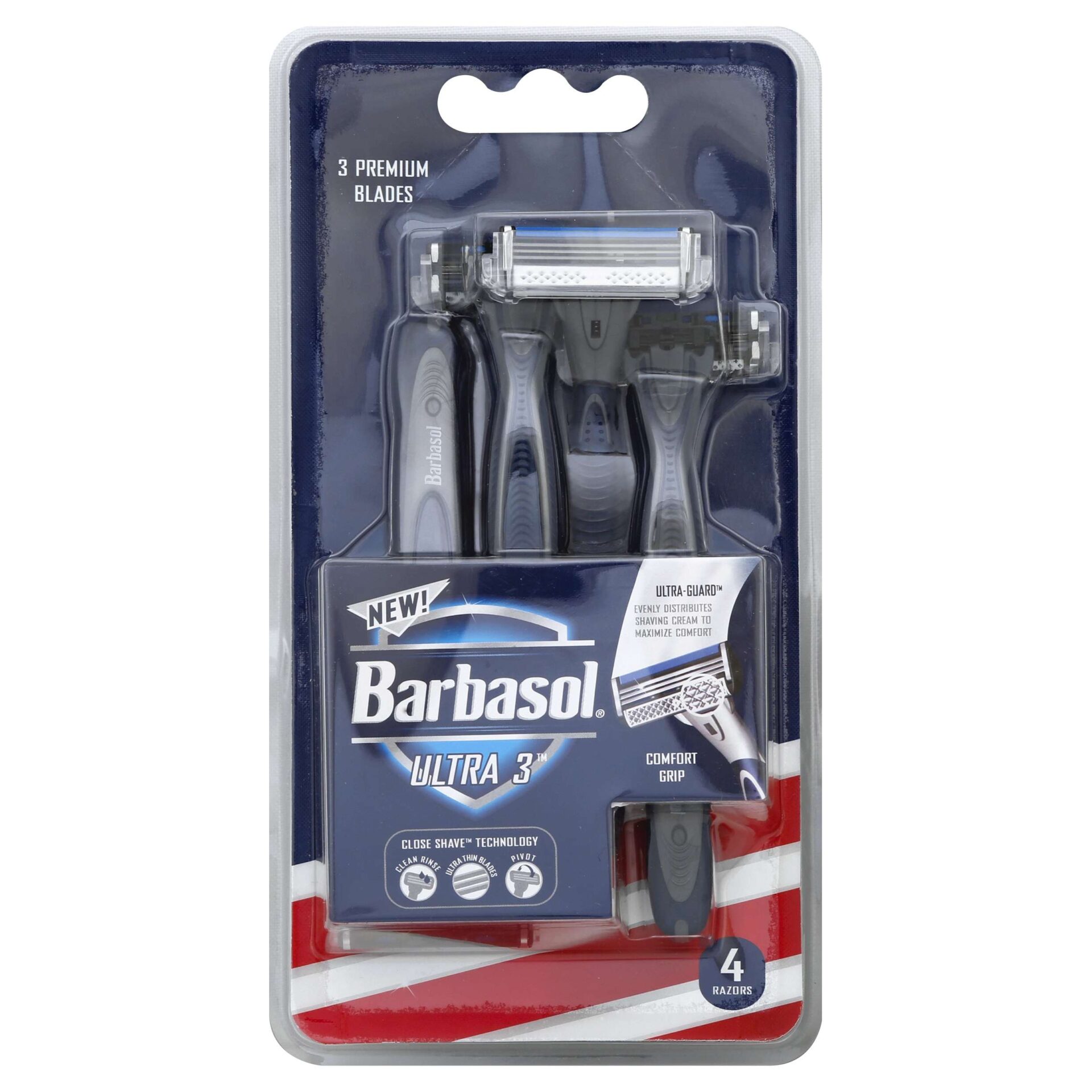 Barbasol Ultra 3 Rzr 4 Dsp , Each