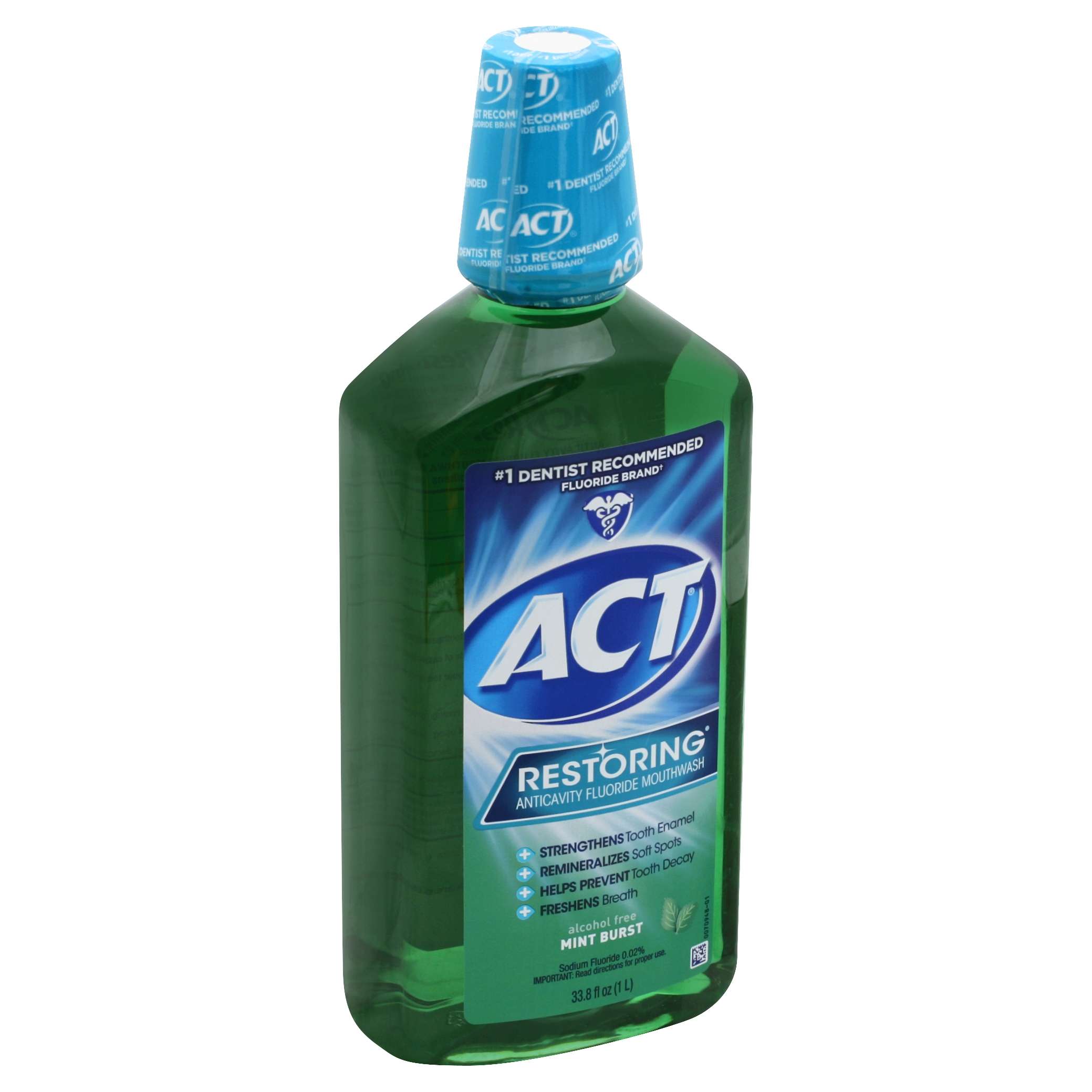 Act Restoring Mw 0.02% 1000ml Mnt , Mouthwash