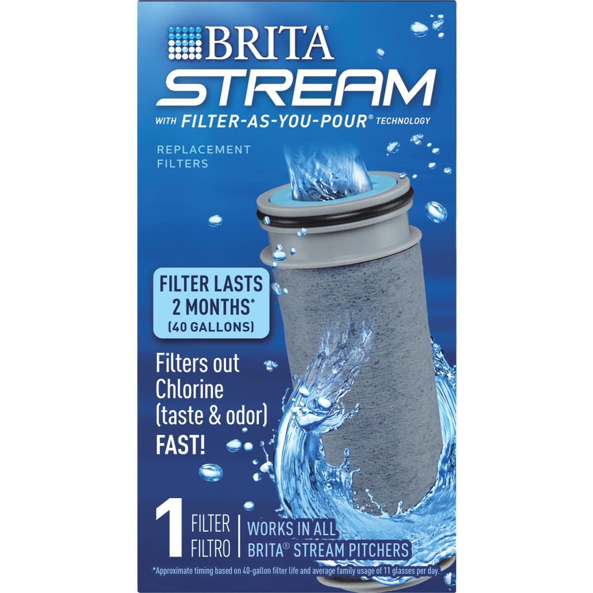 Brita Stream Replacemnt Filter 1 , Each