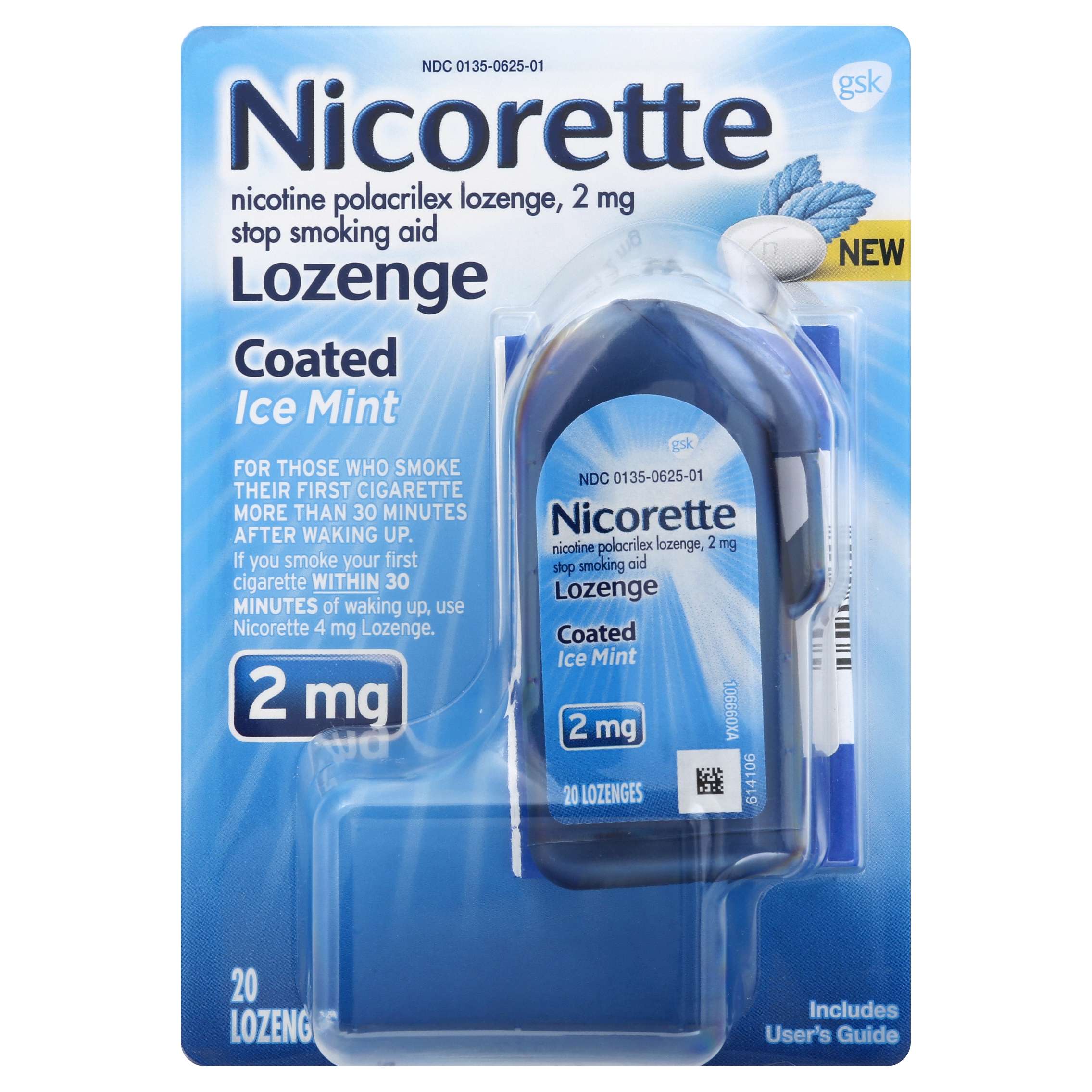 Nicorette Lz 2mg 20 Ctd Ic/mnt , Lozenge
