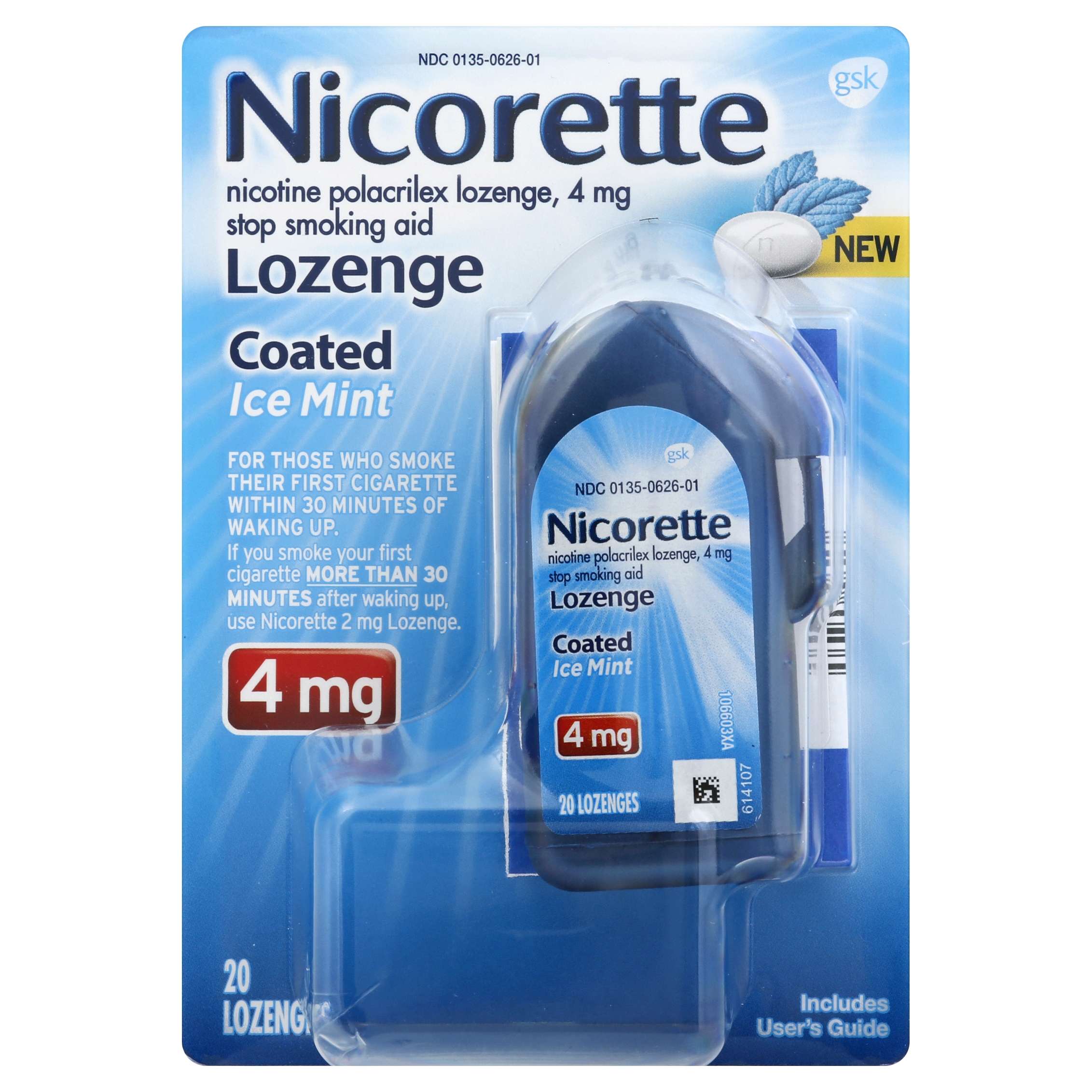 Nicorette Lz 4mg 20 Ctd Ic/mnt , Lozenge