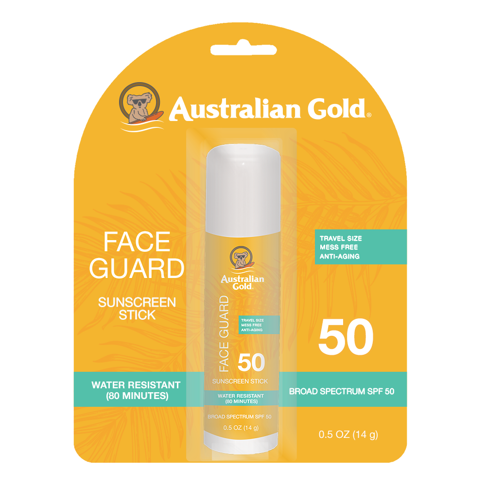 Australian Gold Face Guard Sunscreen Spf50 Stick 0.5 Oz , Sticks
