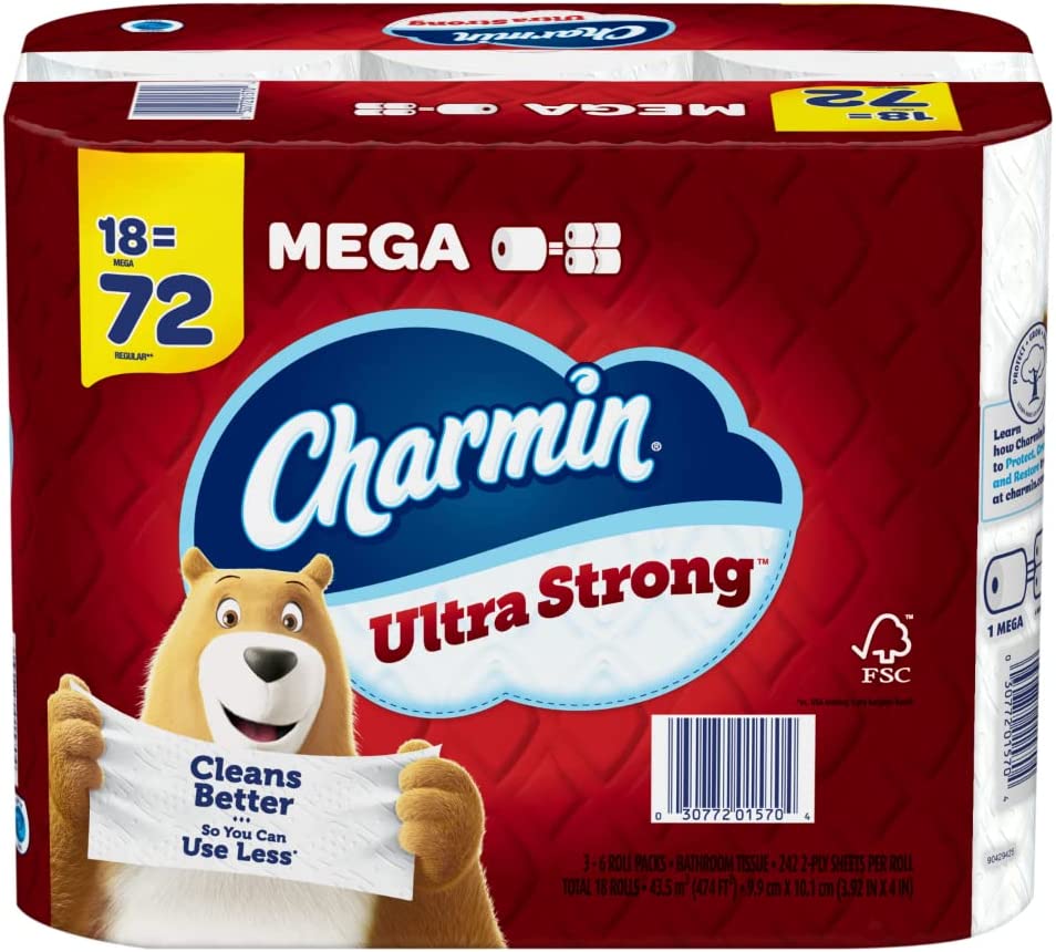 Charmin Ultra Strong 18 Mg Rl , Each
